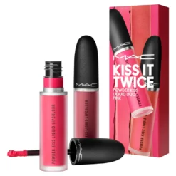 M.A.C Cosmetics Kiss It Twice Powder Kiss Liquid Duo:Pink