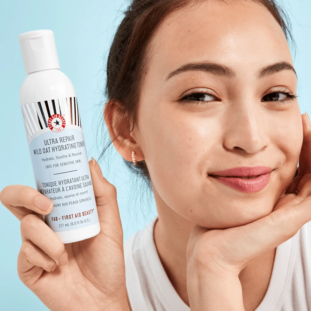 FIRST AID BEAUTY Ultra Repair Wild Oat Hydrating Toner 177ml - Image 5