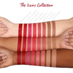 Huda Beauty Power Bullet Matte Lipstick -Sigma Store Huda Beauty Power Bullet Matte Lipstick Icons swatches