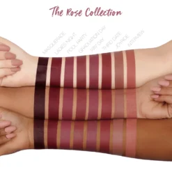 Huda Beauty Power Bullet Matte Lipstick -Sigma Store Huda Beauty Power Bullet Matte Lipstick Roses swatches