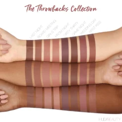 Huda Beauty Power Bullet Matte Lipstick -Sigma Store Huda Beauty Power Bullet Matte Lipstick Throwbacks swatches