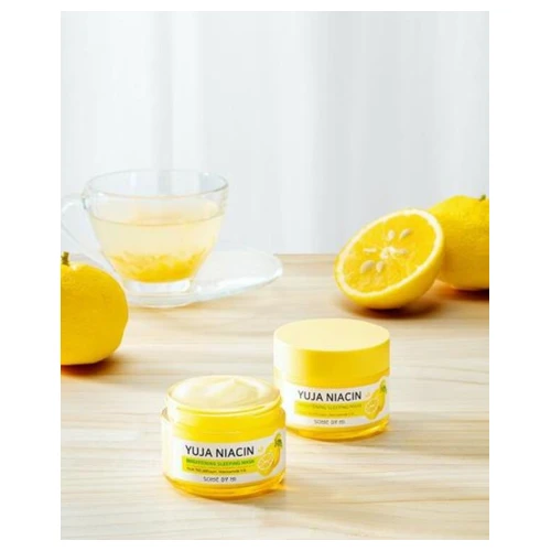 SOME BY MI Yuja Niacin Brightening Sleeping Mask 60g 2 SOME BY MI Yuja Niacin Brightening Sleeping Mask 60g - Image 2