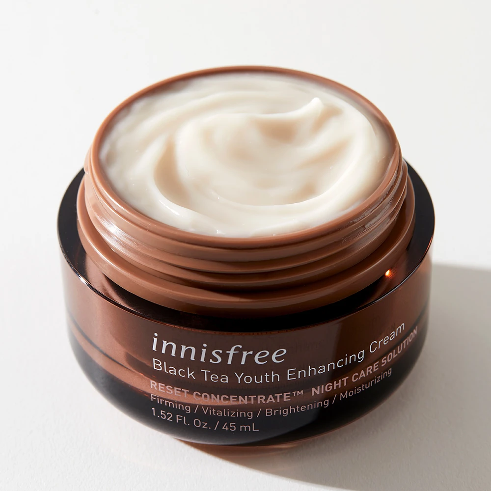 Innisfree Black Tea Youth Enhancing Cream 45ml 2 Innisfree Black Tea Youth Enhancing Cream 45ml - Image 2