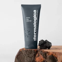 Dermalogica Active Clay Cleanser 150ml -Sigma Store product on wood with charcoal active clay cleanser